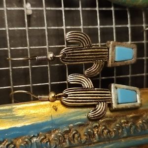Cactus earrings